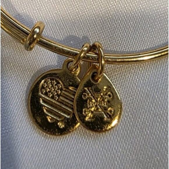 3 Inch Expandable Gold Tone 2016 Alex And Ani Path Of Life Charm Bracelet - Picture 8 of 11